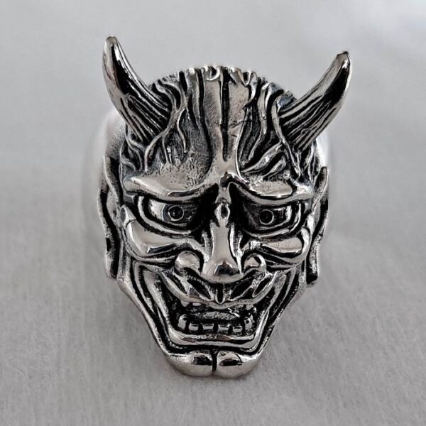 Hannya Mask Demon Ring