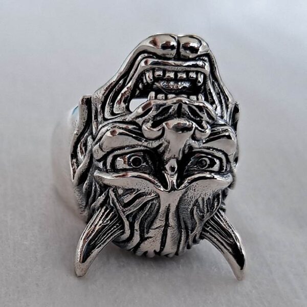 Hannya Mask Demon Ring