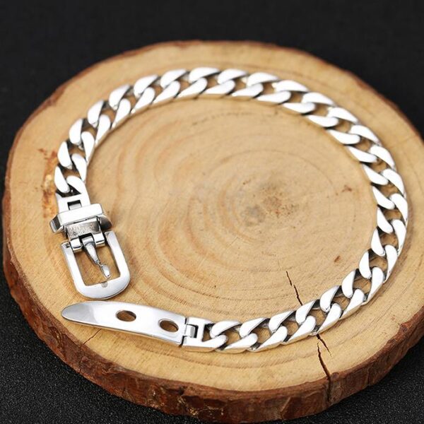 Belt Buckle Cuban Chain Bracelet