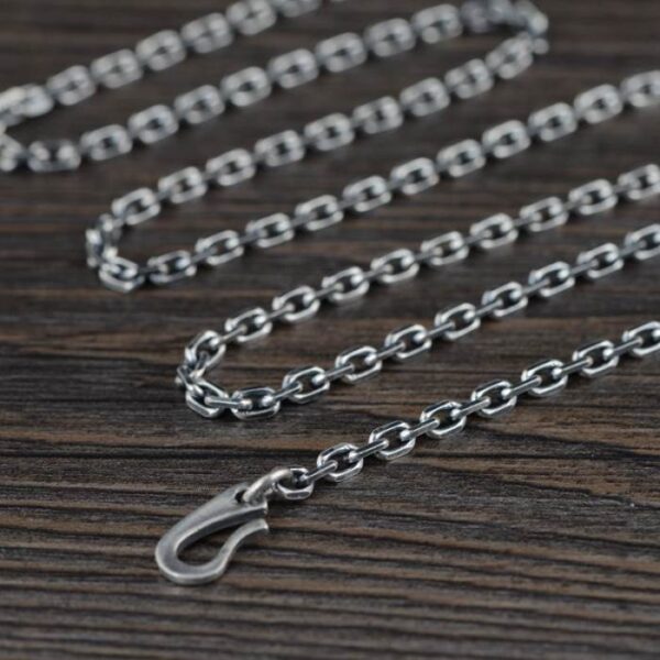 Sterling Silver 18" - 32" Cable Chain Necklace 3mm