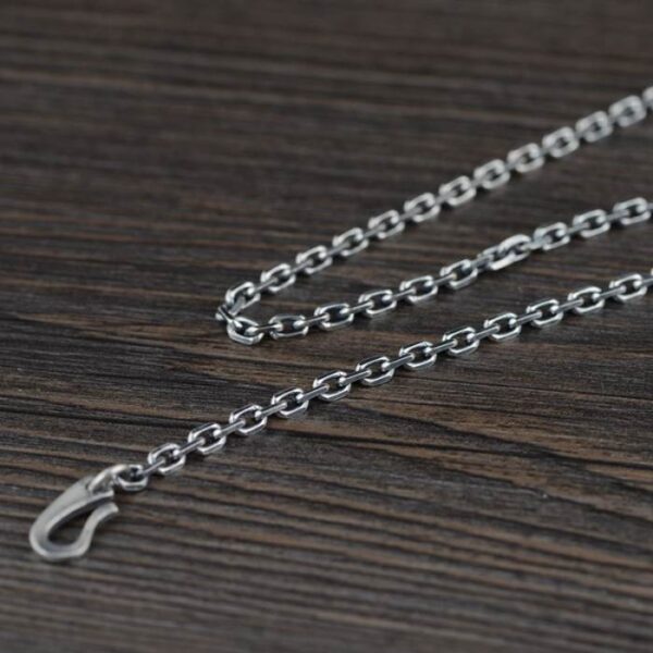 Sterling Silver 18" - 32" Cable Chain Necklace 3mm