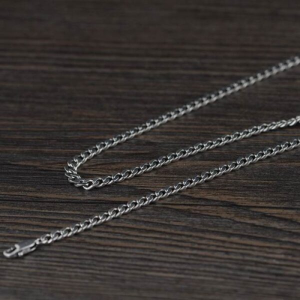 Sterling Silver 20" - 30" Curb Links Chain Necklace