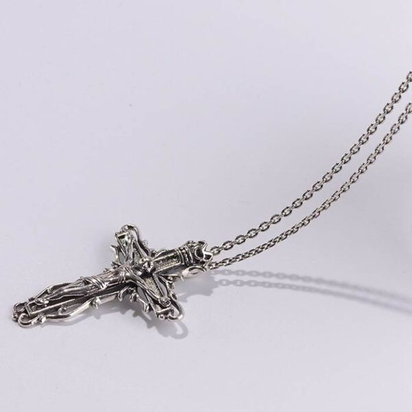 Crucifix Cross Pendant Necklace