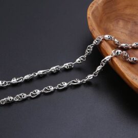 Men's All Skull Links Chain Necklace