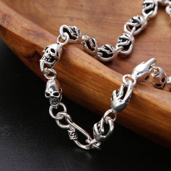 Men's All Skull Links Chain Necklace