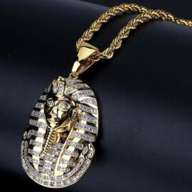 Men's Iced Out Pharaoh Necklace