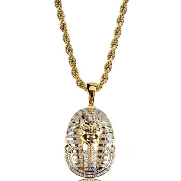 Men's Iced Out Pharaoh Necklace