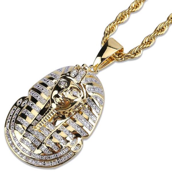 Men's Iced Out Pharaoh Necklace