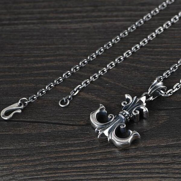 Sterling Silver Anchor Pendant Necklace