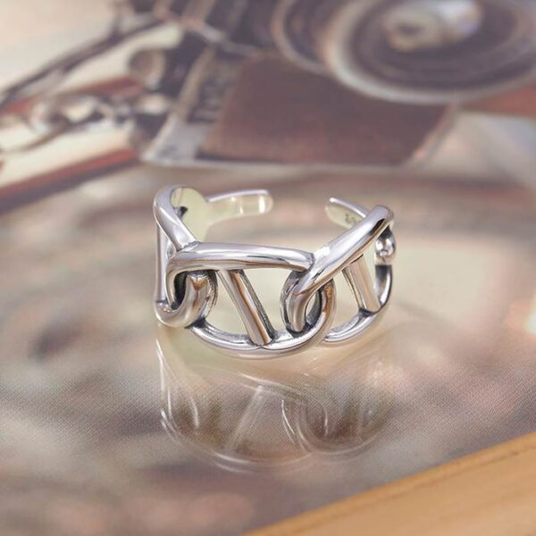 Silver Mariner Link Ring