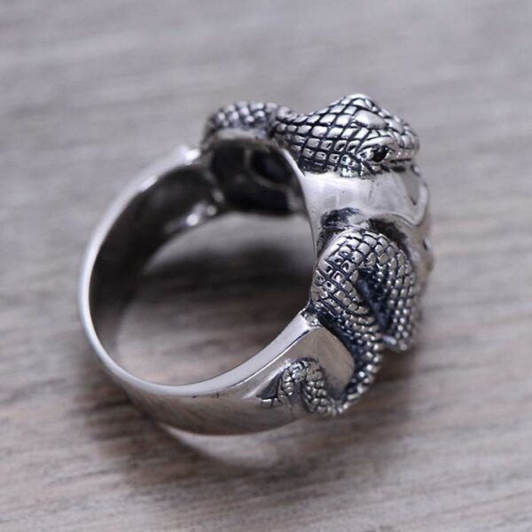 Snake & Skull Ring