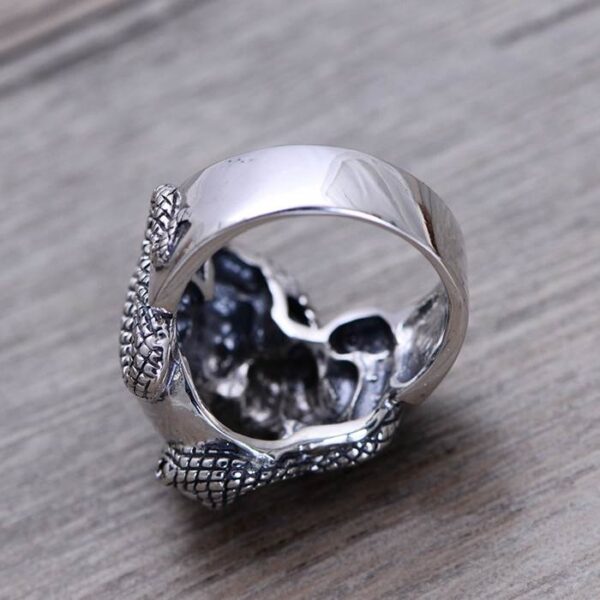 Snake & Skull Ring