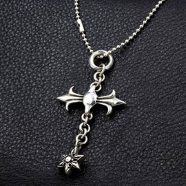 Star Of David Cross Pendant Necklace