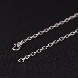 Sterling Silver Oval Link Chain Necklace