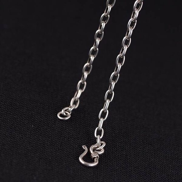 Sterling Silver Oval Link Chain Necklace