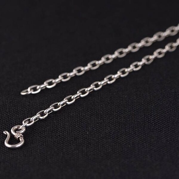 Sterling Silver Oval Link Chain Necklace