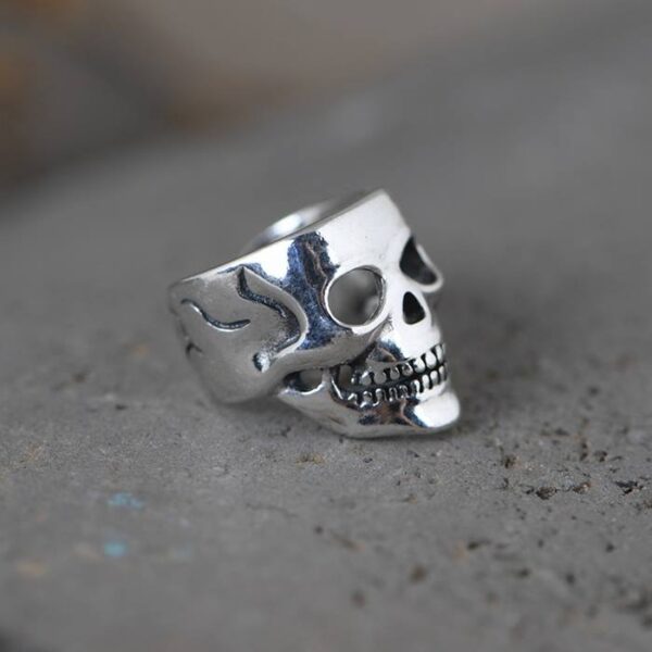 Sterling Silver Skull Ear Cuffs