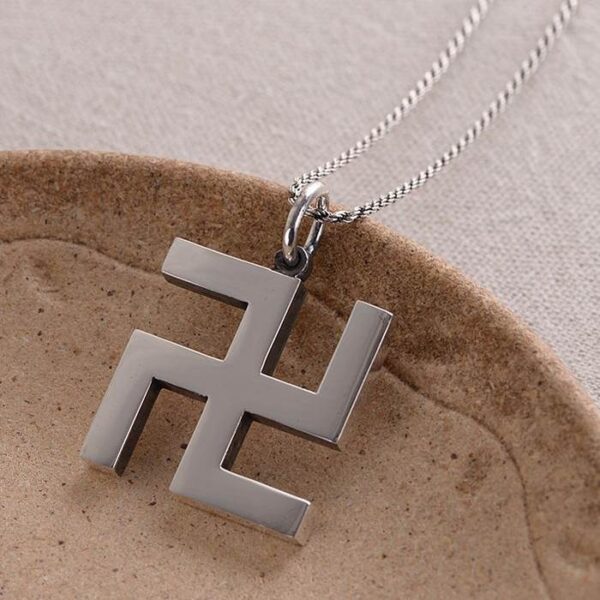 Swastika Pendant Necklace