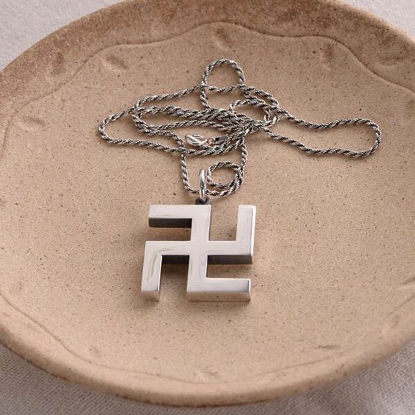 Swastika Pendant Necklace