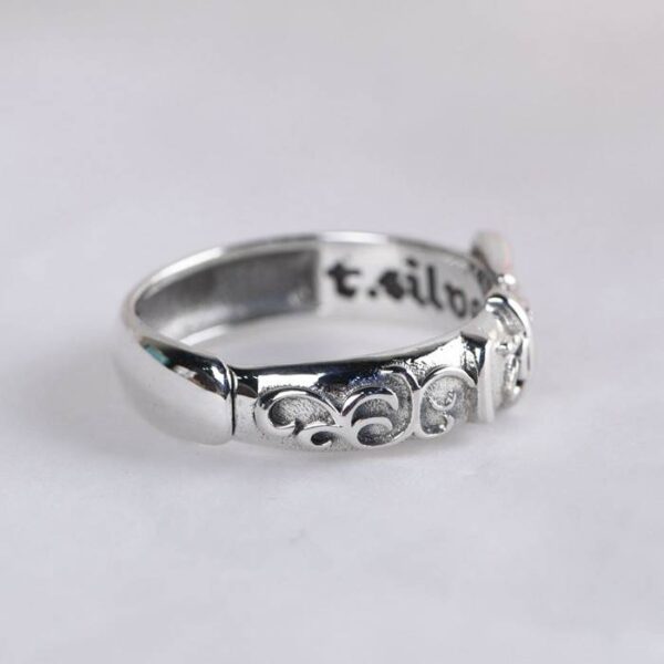 Women's Sterling Silver Vine Belt Ring