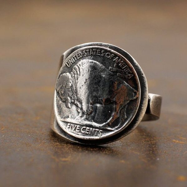 Buffalo Nickel Ring