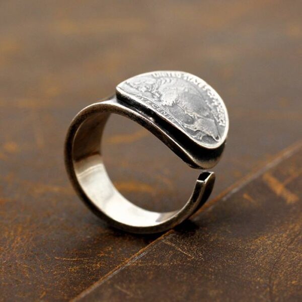 Buffalo Nickel Ring