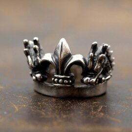 Double Dragon Crown Ring