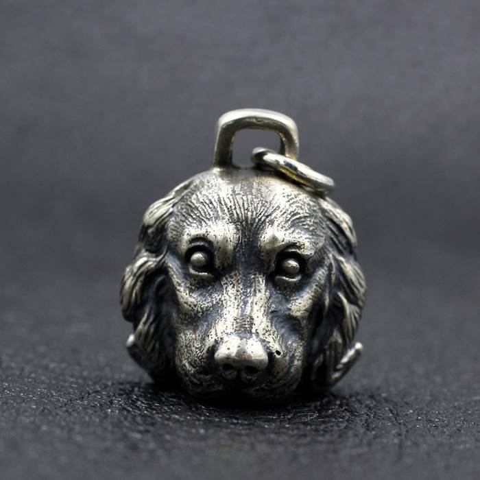 Sterling Silver Labrador Retriever Dog Pendant Necklace VVV Jewelry