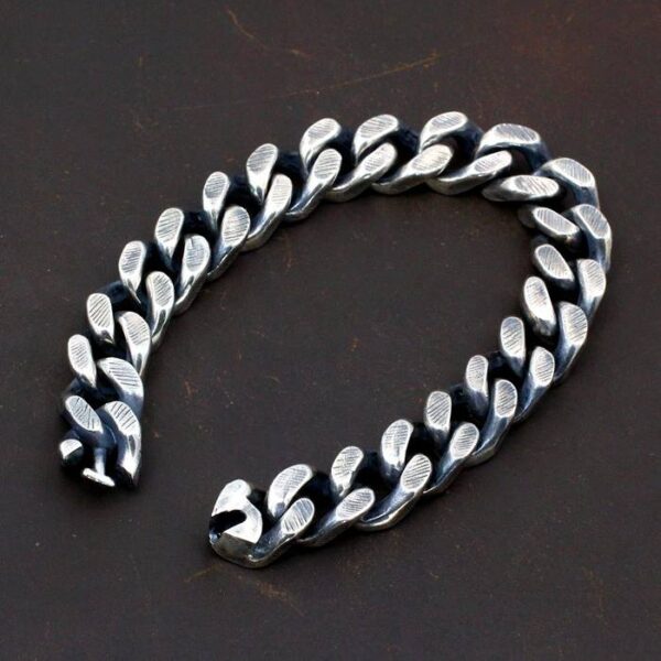 Sterling Silver Cuban Link Chain Bracelet