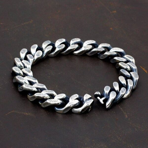 Sterling Silver Cuban Link Chain Bracelet