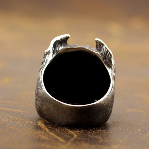 Sterling Silver Pug Ring