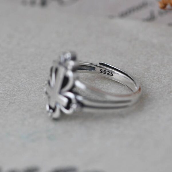 Women's Sterling Silver Cross Ring