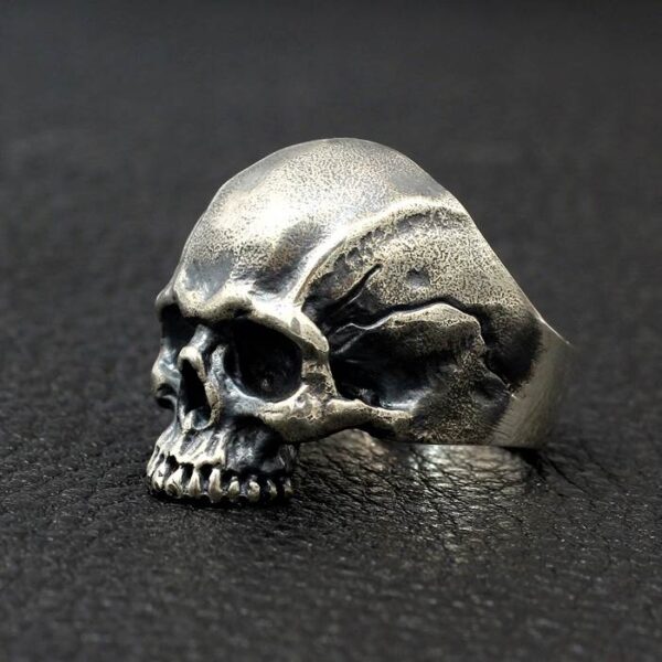 Men's Silver Revenant Skull Ring