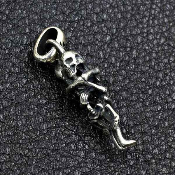 Skeleton Lovers' Embrace Pendant