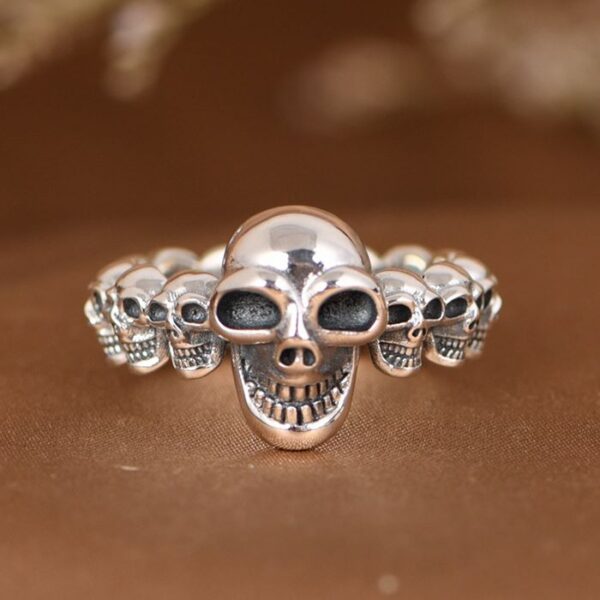 Biker Skull Ring