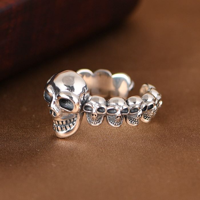 Biker Skull Ring