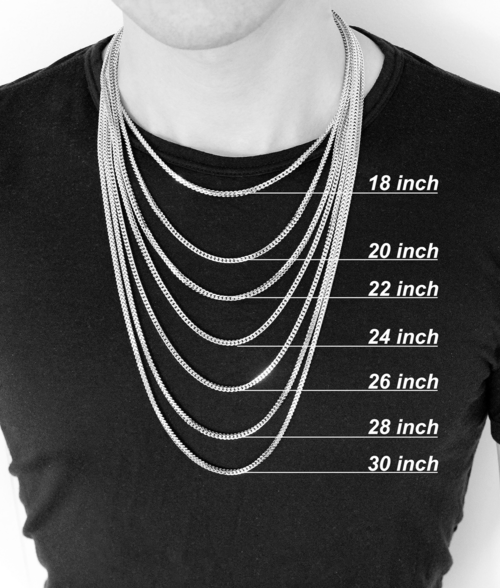 MEN S NECKLACE LENGTH GUIDE