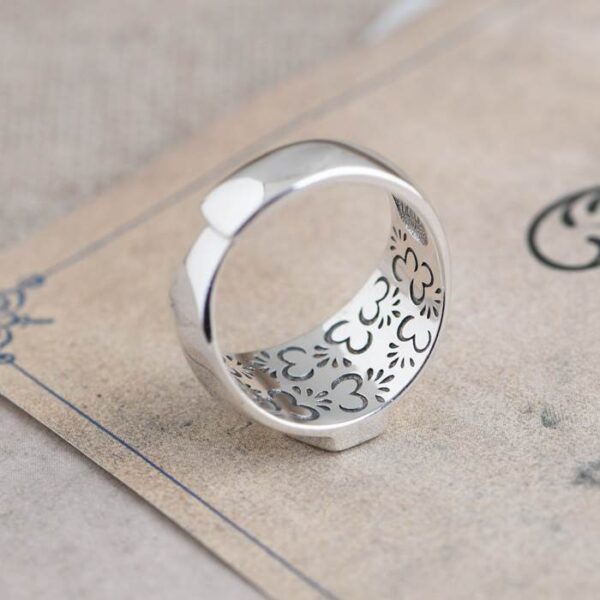 Cross Fleur De Lis Ring