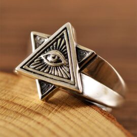 Star of David Eye of Providence Ring