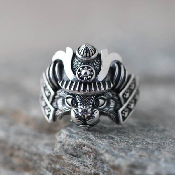 Sterling Silver Cat Ring