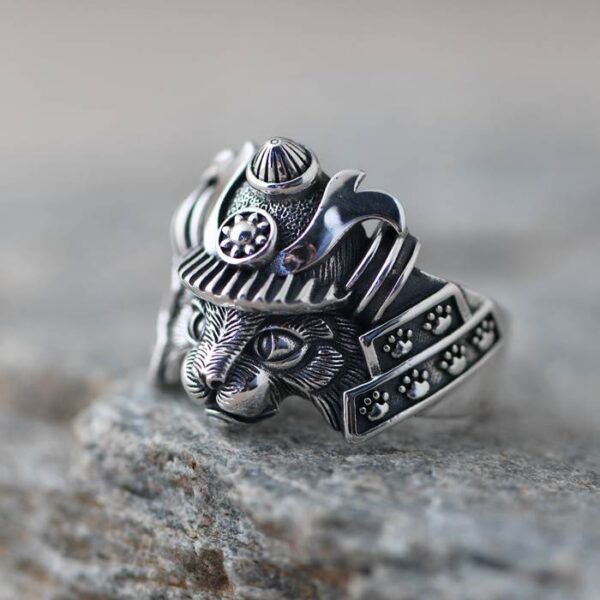 Sterling Silver Cat Ring