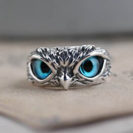Sterling Silver Owl Ring