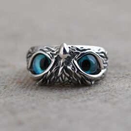 Sterling Silver Owl Ring