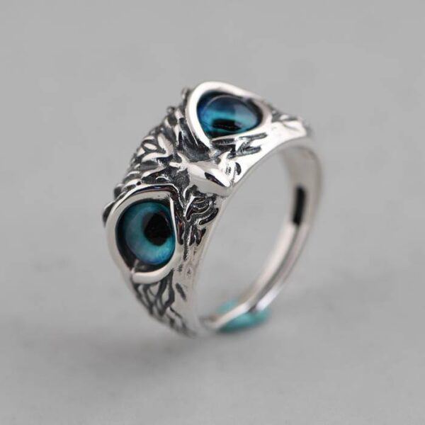 Sterling Silver Owl Ring