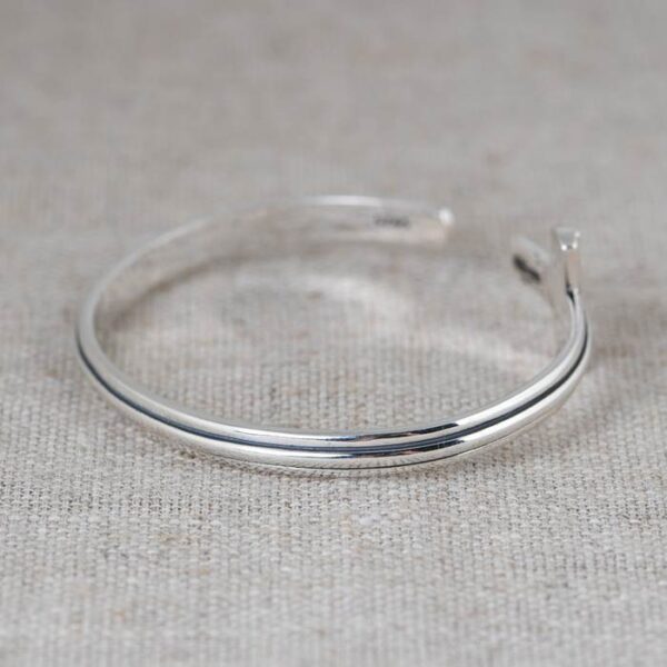 Sideways Cross Cuff Bracelet