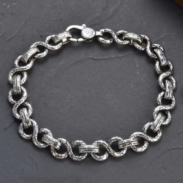 Silver Infinite Link Bracelet