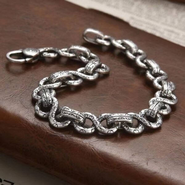Silver Infinite Link Bracelet