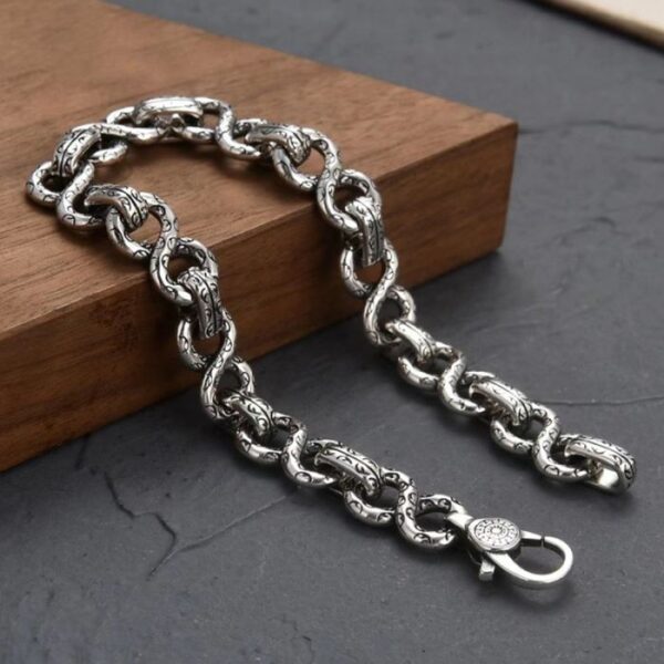 Silver Infinite Link Bracelet