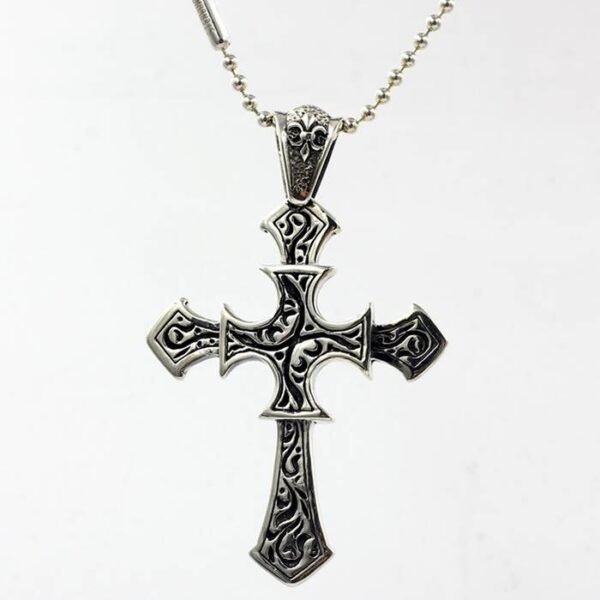 Big Cross Pendant Necklace