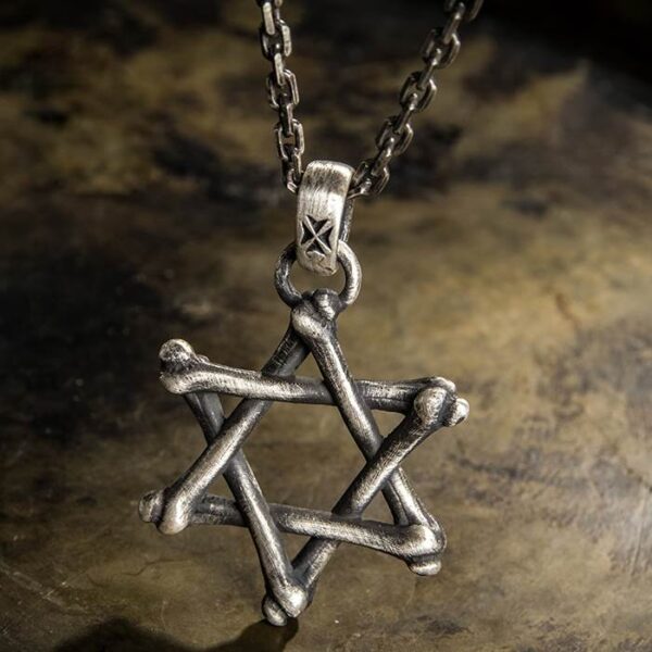 Bones Star Of David Pendant Necklace